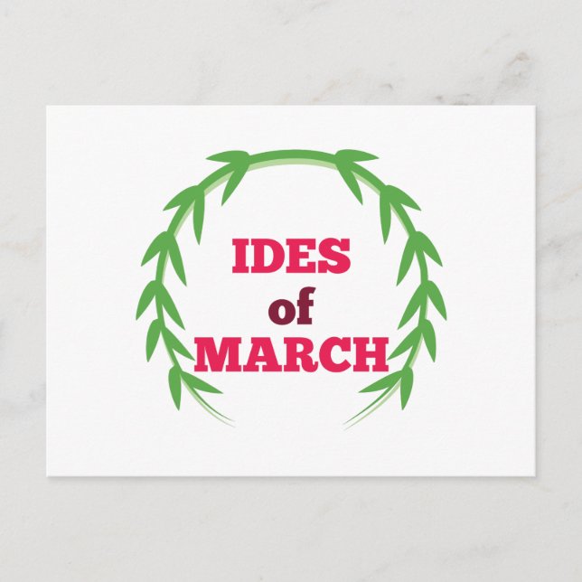 Ides of March Vykort (Framsida)