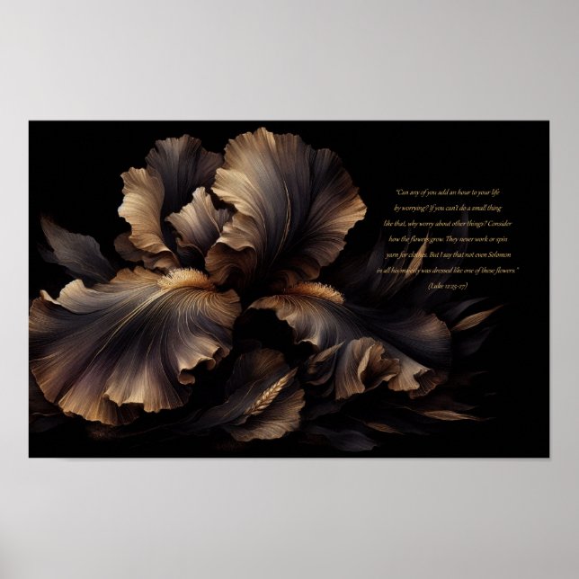 Idéskription (Luke 12:25-27) Poster (Framsidan)