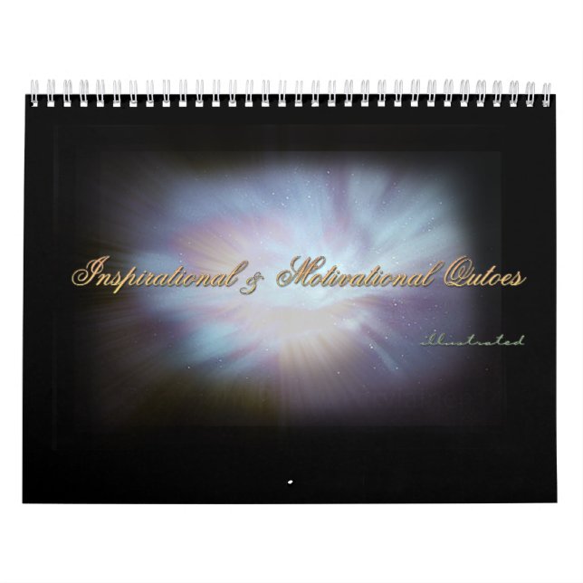 Idéstruktionerade inspirations- och motiveringscit kalender (Omslag)
