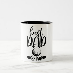 Idétänkt bästa Pappa efter päron/Golf Två-Tonad Mugg