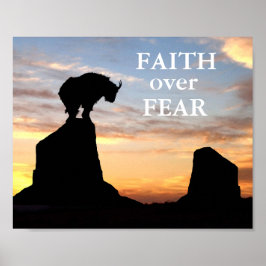 Idétrogen över rädslan poster