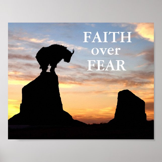 Idétrogen över rädslan poster (Framsidan)