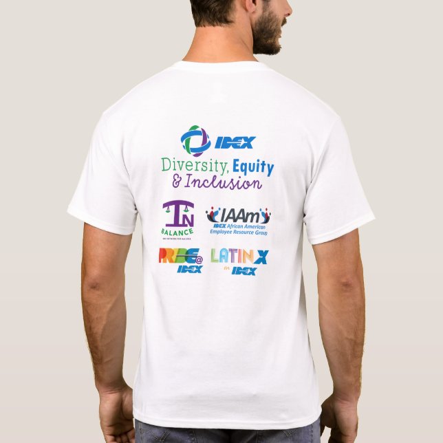 IDEX Health & Science Diversity T-shirt in White (Baksida)
