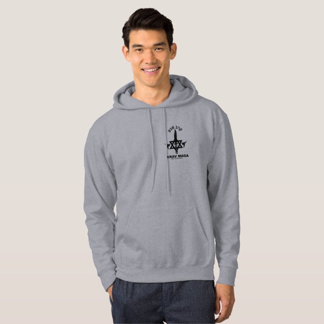 Idf Israels armé kräver Maga Star av David Combat  Hoodie (Hel framsida)