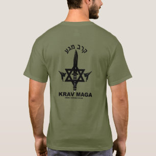 Idf Israels armé kräver Maga Star of David Combat T Shirt