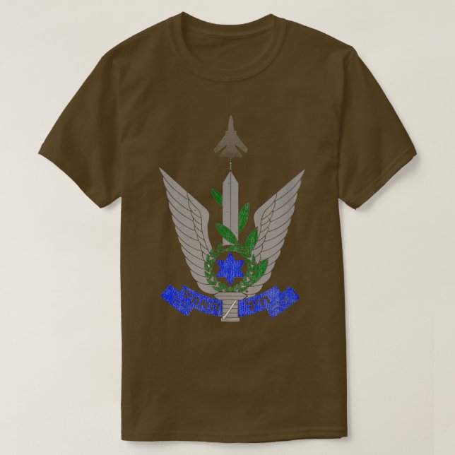 IDF Israels Luft-styrka Israels försvarsstyrkor T Shirt (Design framsida)