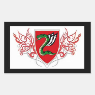 IDF Paratrooper Sticker Rektangulärt Klistermärke
