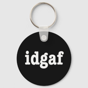 idgaf ger jag inte en F*ck Nyckelring