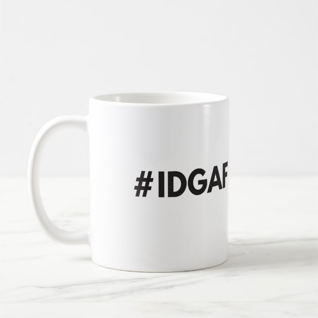 #IDGAFmugg Kaffemugg (Vänster)