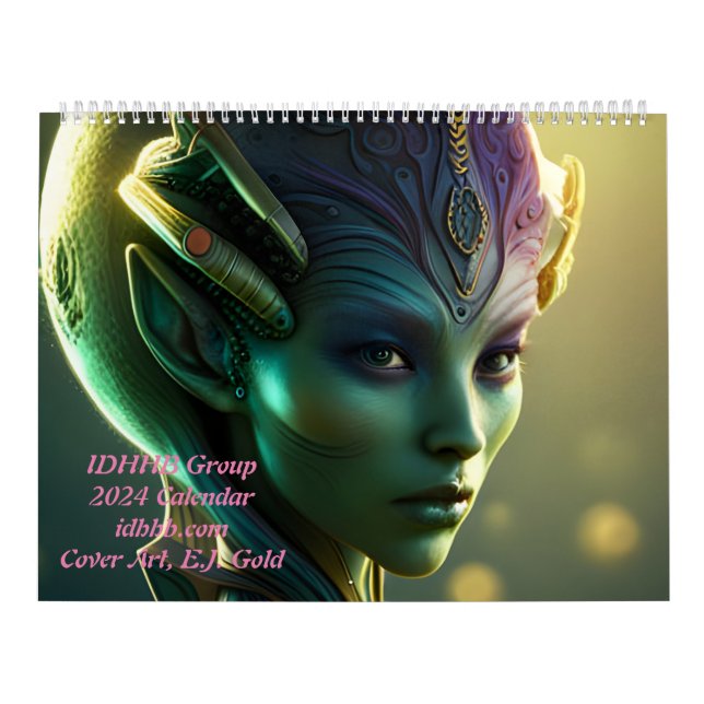 IDHB Group 14 bilder 14 Artists 2024 Calendar Kalender (Omslag)