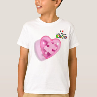 IDIC15 Kids Shirt Rosa Heart Anpassa Tee Shirt