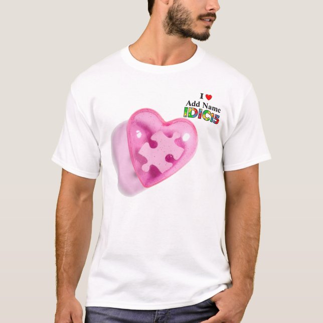 IDIC15 Manar Shirt Rosa Puzzle Anpassa Tee (Framsida)