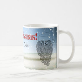 Idillyc Serene Julafton Magic Snö Funny Santa Kaffemugg