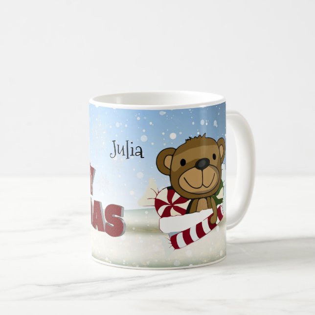 Idillyc Serene Julafton Magic Snö Ligcape Kaffemugg (Framsida höger)
