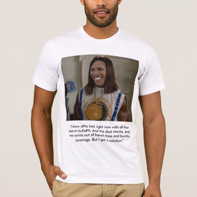Idiocracy Obama T-shirt (Framsida)