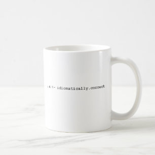 Idiomatically korrekt R som programmerar muggen Kaffemugg
