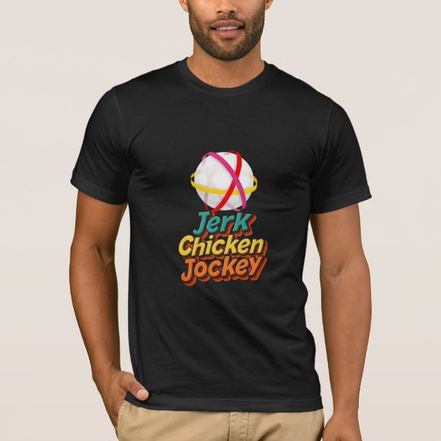 Idiot Chicken Jockey T Shirt (Framsida)