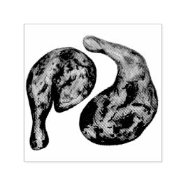 Idiot Chicken Karibien Väster indisk Jamaican Food Självfärgande Stämpel