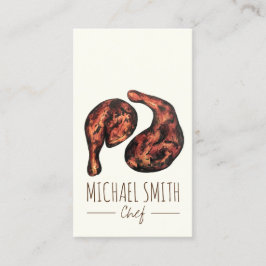 Idiot Chicken Karibien Väster indisk Jamaican Food Visitkort