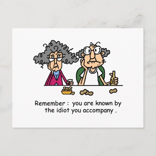 Idiot Company Vykort (Framsida)