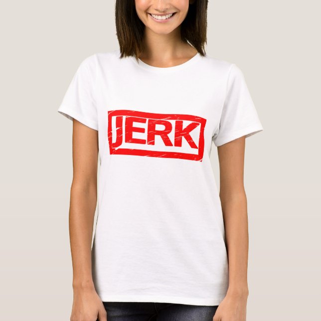 Idiot Frimärke T Shirt (Framsida)