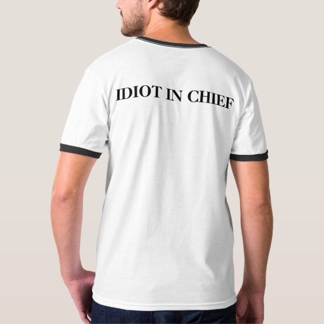 IDIOT I CHEF T-SHIRT (Baksida)