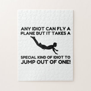 IDIOT SKYDIVING PUSSEL