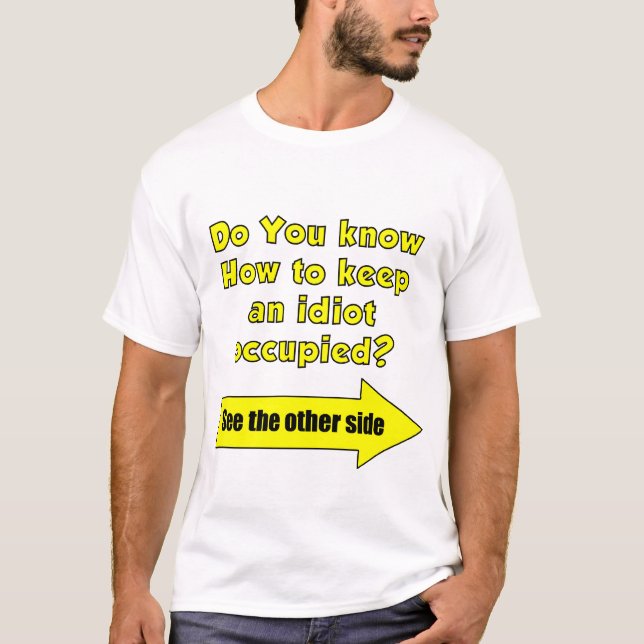 Idiot T-shirt (Framsida)