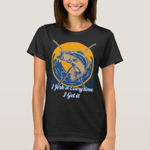 Idiot varje gång jag får det fiska efter polfisk t shirt