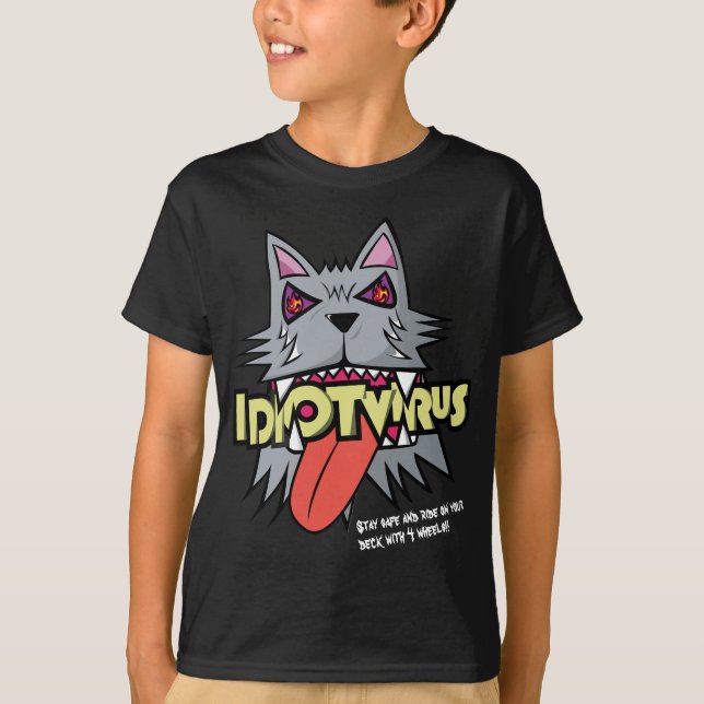 IDIOT VIRUS ONEIGHTH Tokyo Original T Shirt (Framsida)