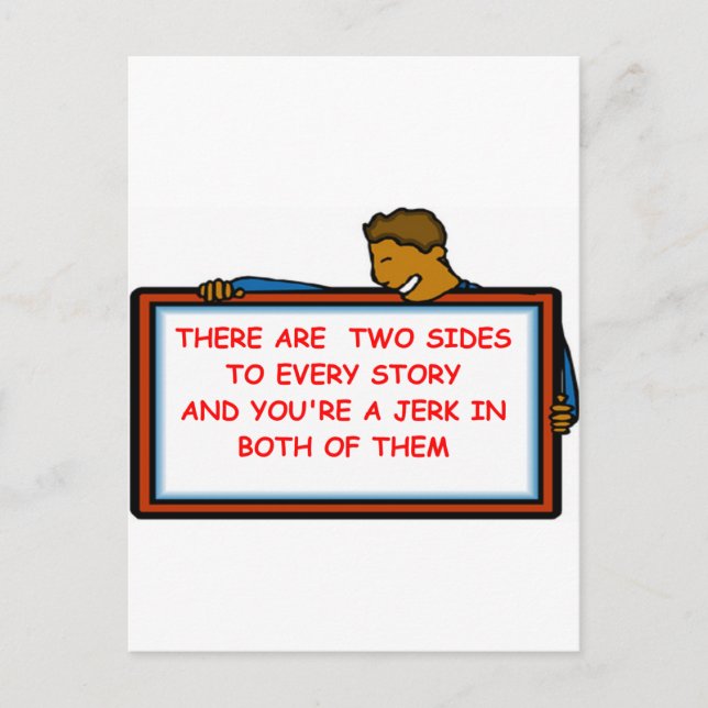 idiot vykort (Framsida)