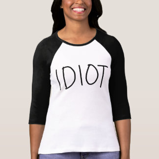 Idiotbaseballutslagsplats Tee Shirt