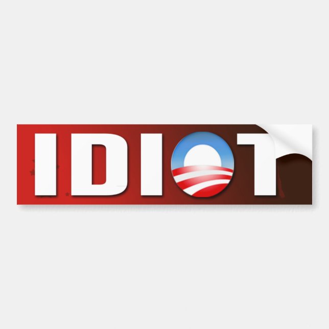 Idiotbildekal Bildekal (Framsidan)