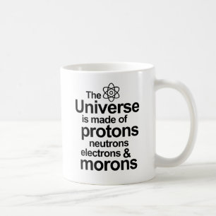 Idioter för ProtonsNeutronselektroner Kaffemugg