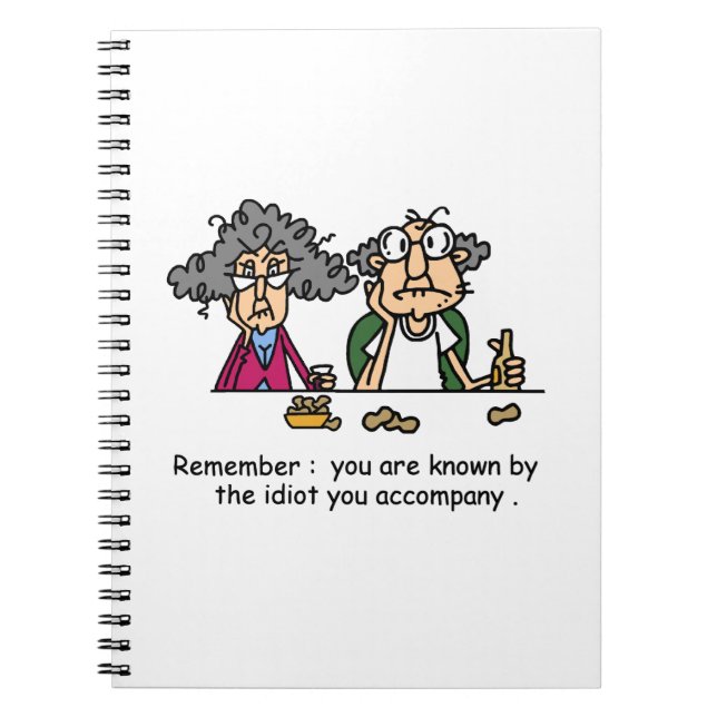 Idiotiskt Företag Anteckningsbok (Framsidan)