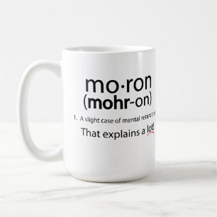 Idiotmugg! Kaffemugg