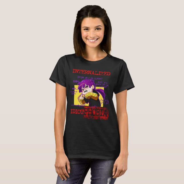 Idiotphobia T-shirt (Hel framsida)