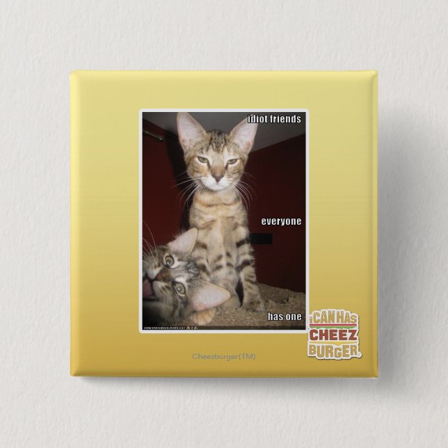 Idiotvänner Knapp (Framsida)