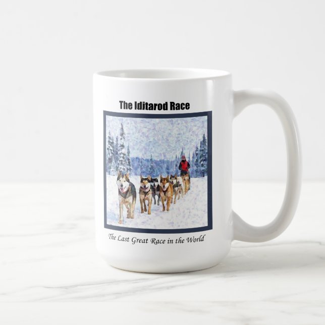 Iditarod-loppet i Alaska Kaffemugg (Höger)