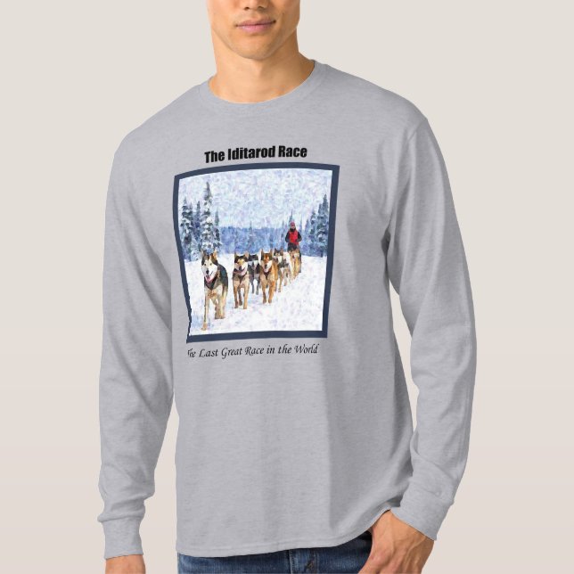 Iditarod-loppet i Alaska T Shirt (Framsida)