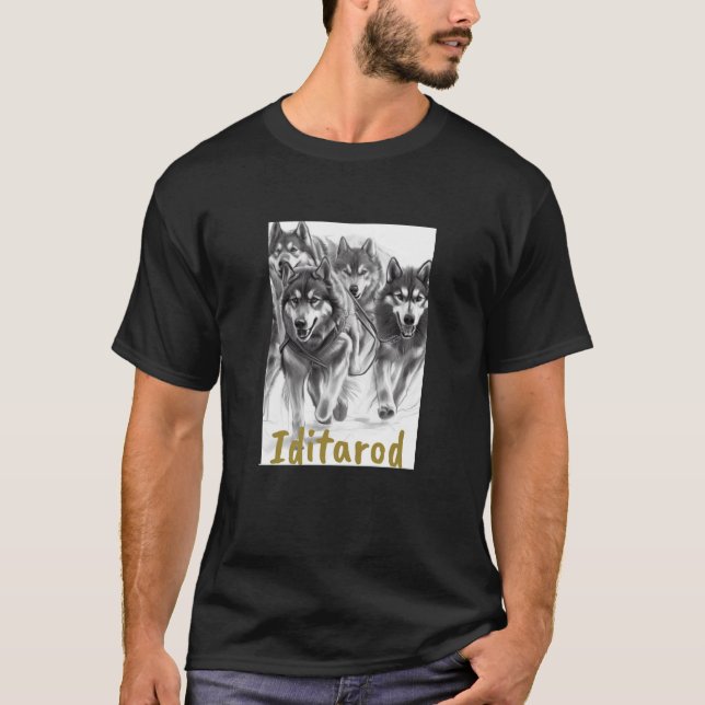 Iditarod Racers T Shirt (Framsida)