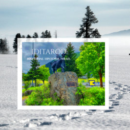 Iditarod Trail Mile Zero, Trail Blazers-staty Vykort