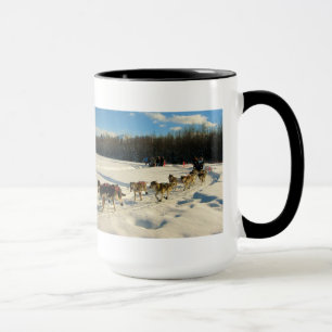 Iditarod Trail Sled Hund Tävling Mugg