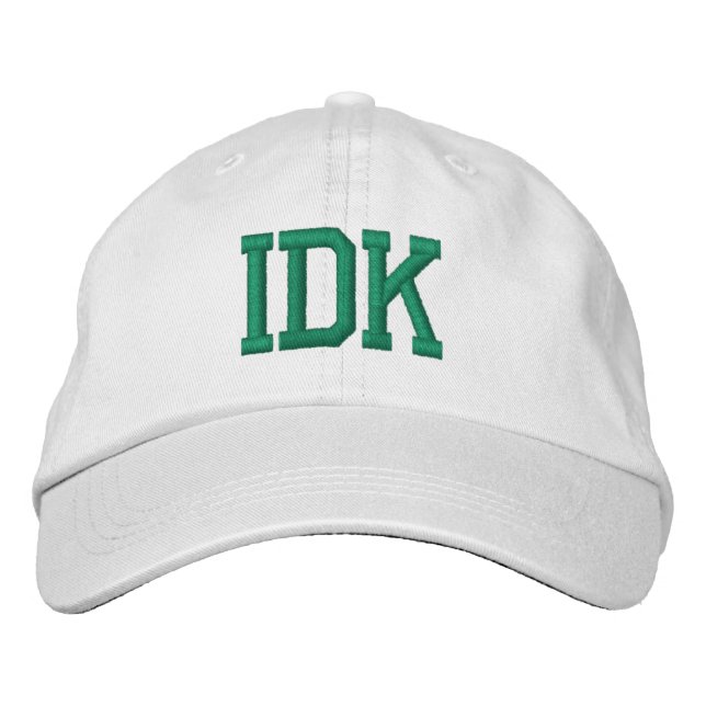 IDK HAT CAP USA BRODERAD KEPS (Framsida)