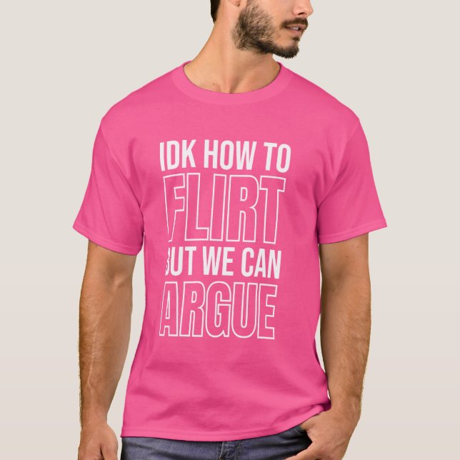 IDK hur man vänder, men vi kan redigera T Shirt (Framsida)
