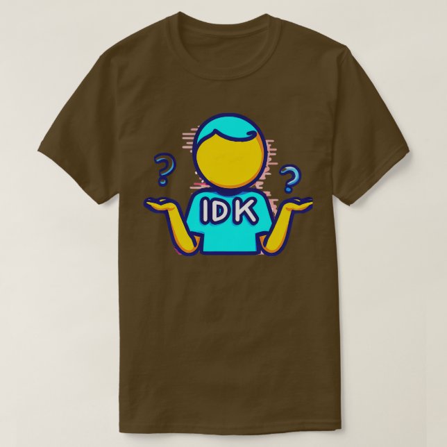 IDK-tshirt T Shirt (Design framsida)