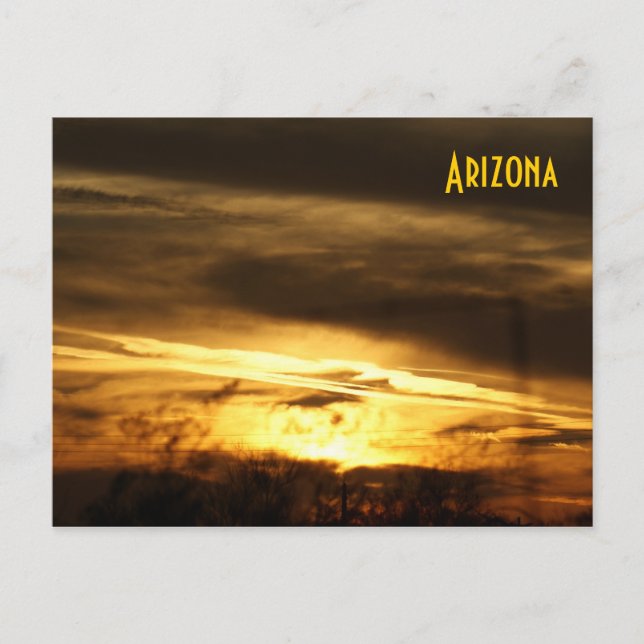 IDKP Arizona sunset-kort Vykort (Framsida)