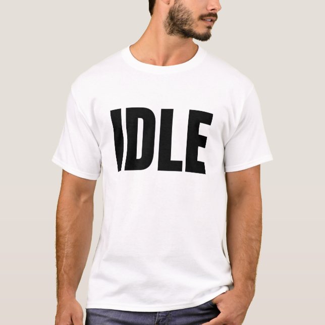 Idle (Dark) T Shirt (Framsida)