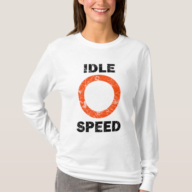 IDLE HASTIGHET Nautical Grunge Stil T-shirt (Framsida)