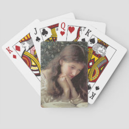 Idle Tårar (vackra kvinnor i Tårar) Casinokort